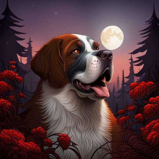 Cujo the St. Bernards dog