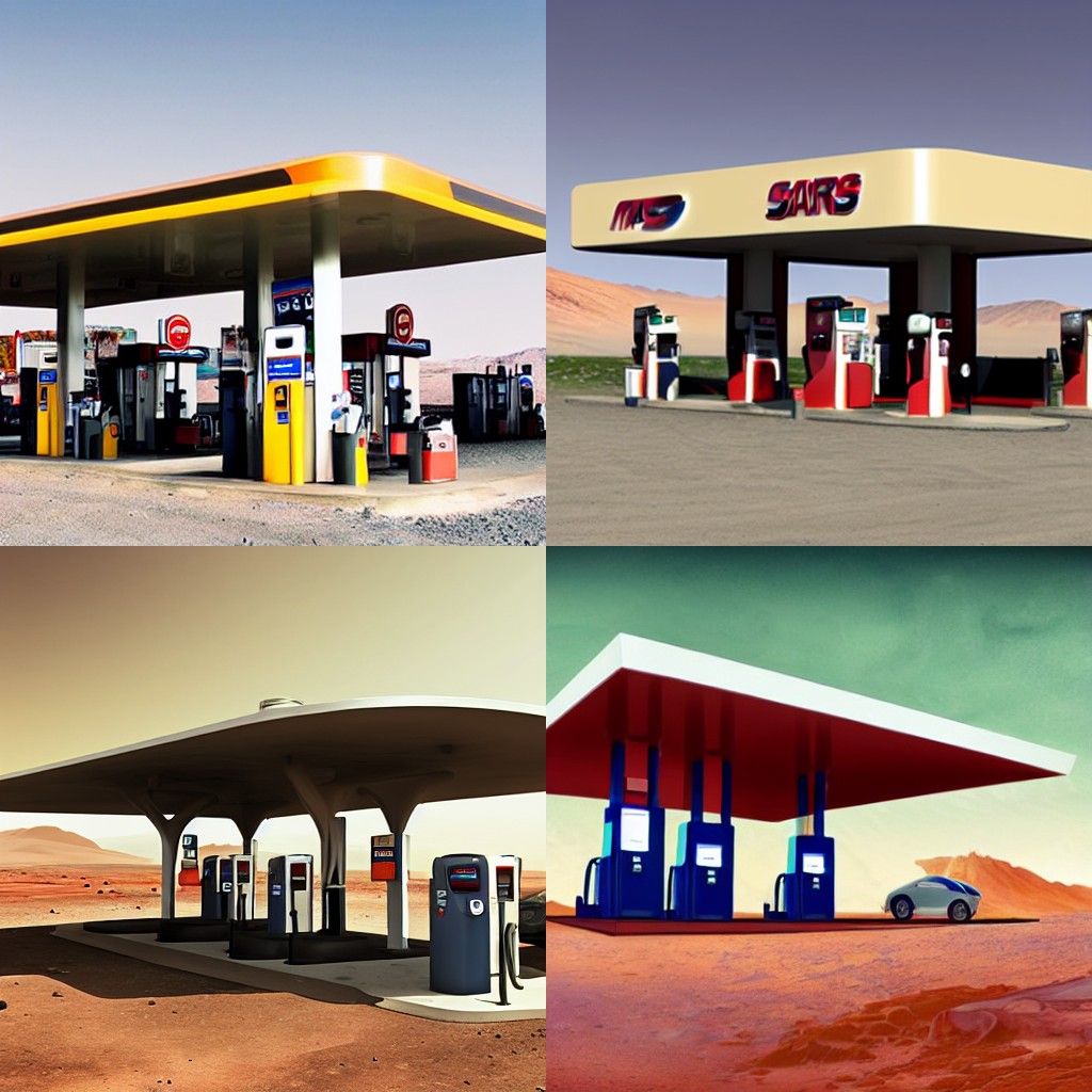 Gas Station on Mars