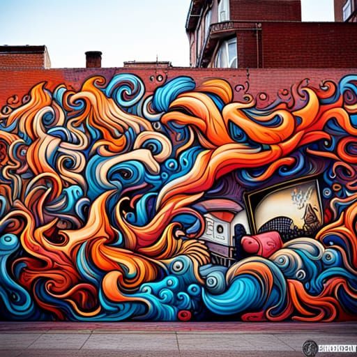 Santanico Pandemonium Graffiti Art in Street Style