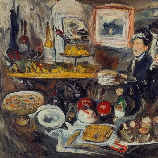 Surreal Role Reversal Inspired by Expressionist Masters