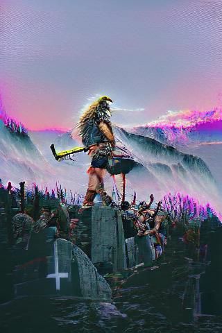 AI Valhalla: A Digital Art Rendition