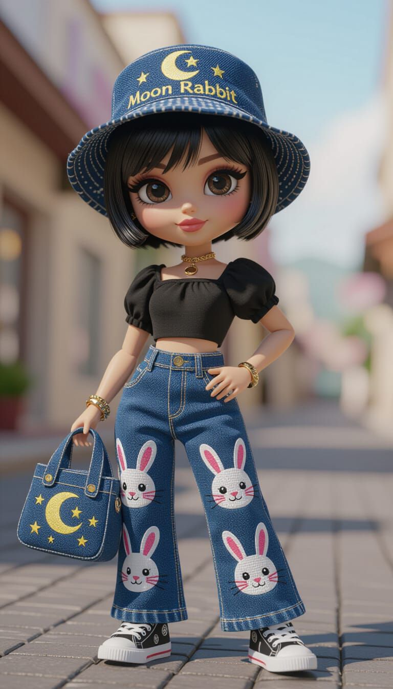 Cute Bratz Doll in Kawaii Thai Fashion