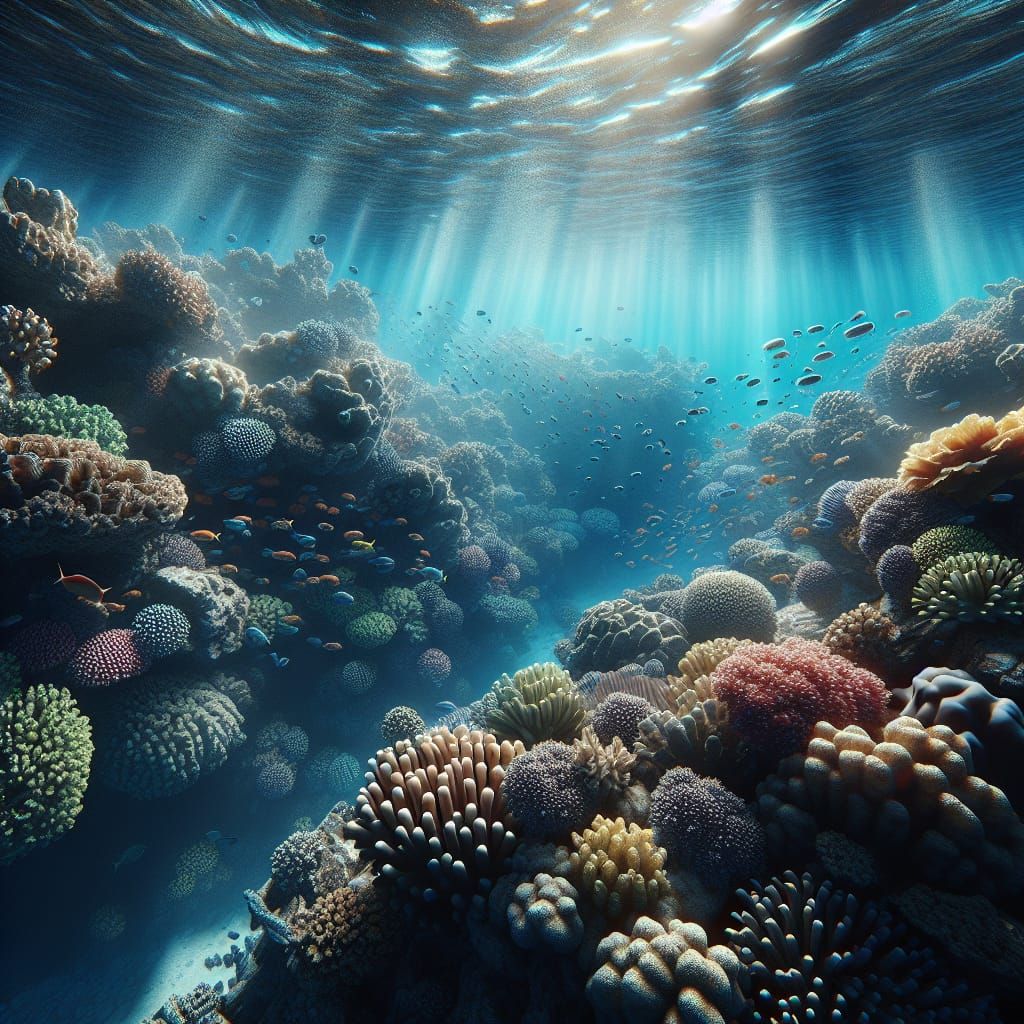 Great Coral Reef: A Photorealistic Underwater Scene