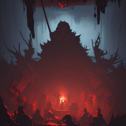 Darkest Dungeon: Colors of Madness in Dark Fantasy Style