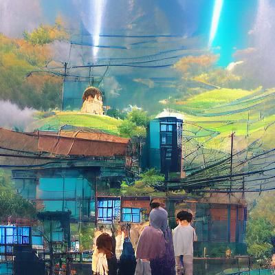 Doctor Who in Studio Ghibli Anime Style