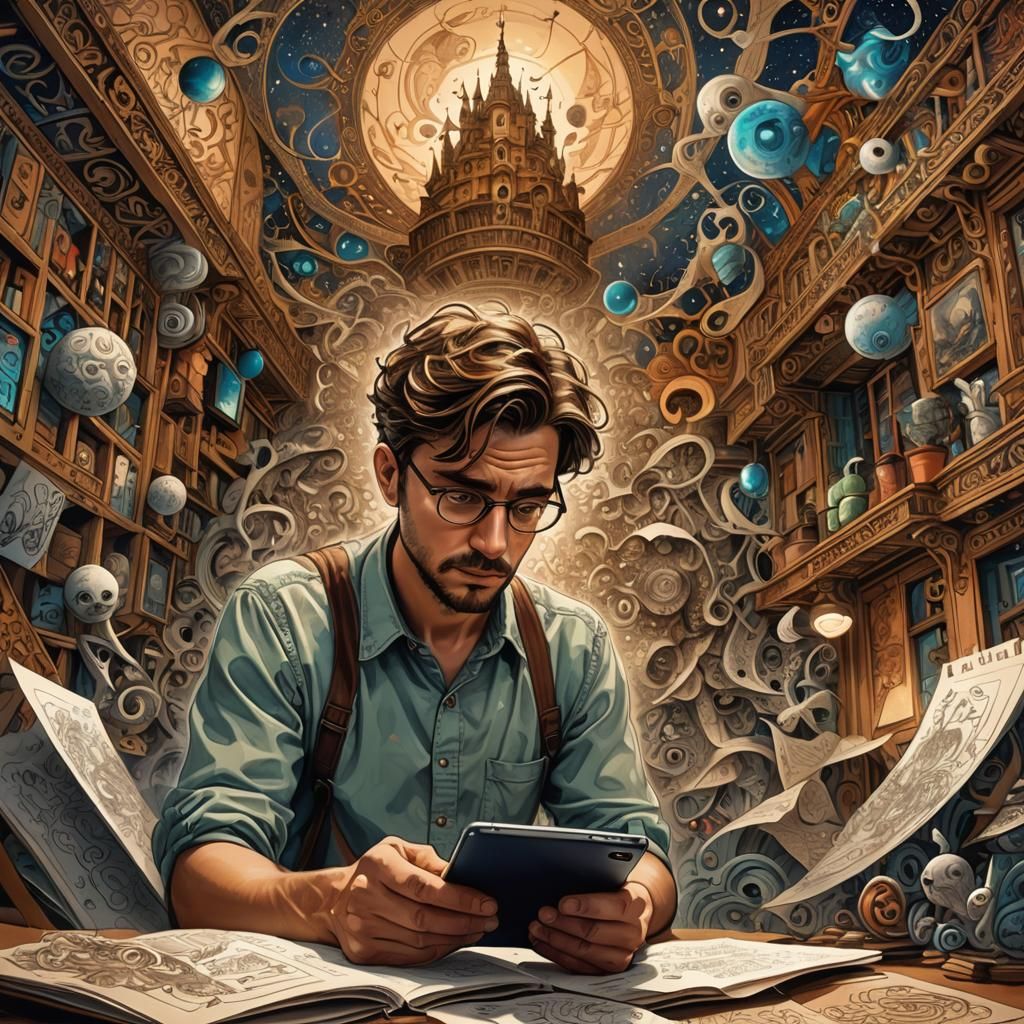 Surreal Doodles Come to Life in Fantasy Art