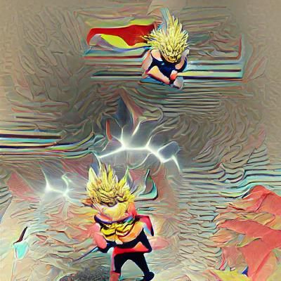 Fierce Super Saiyan Transformation Art