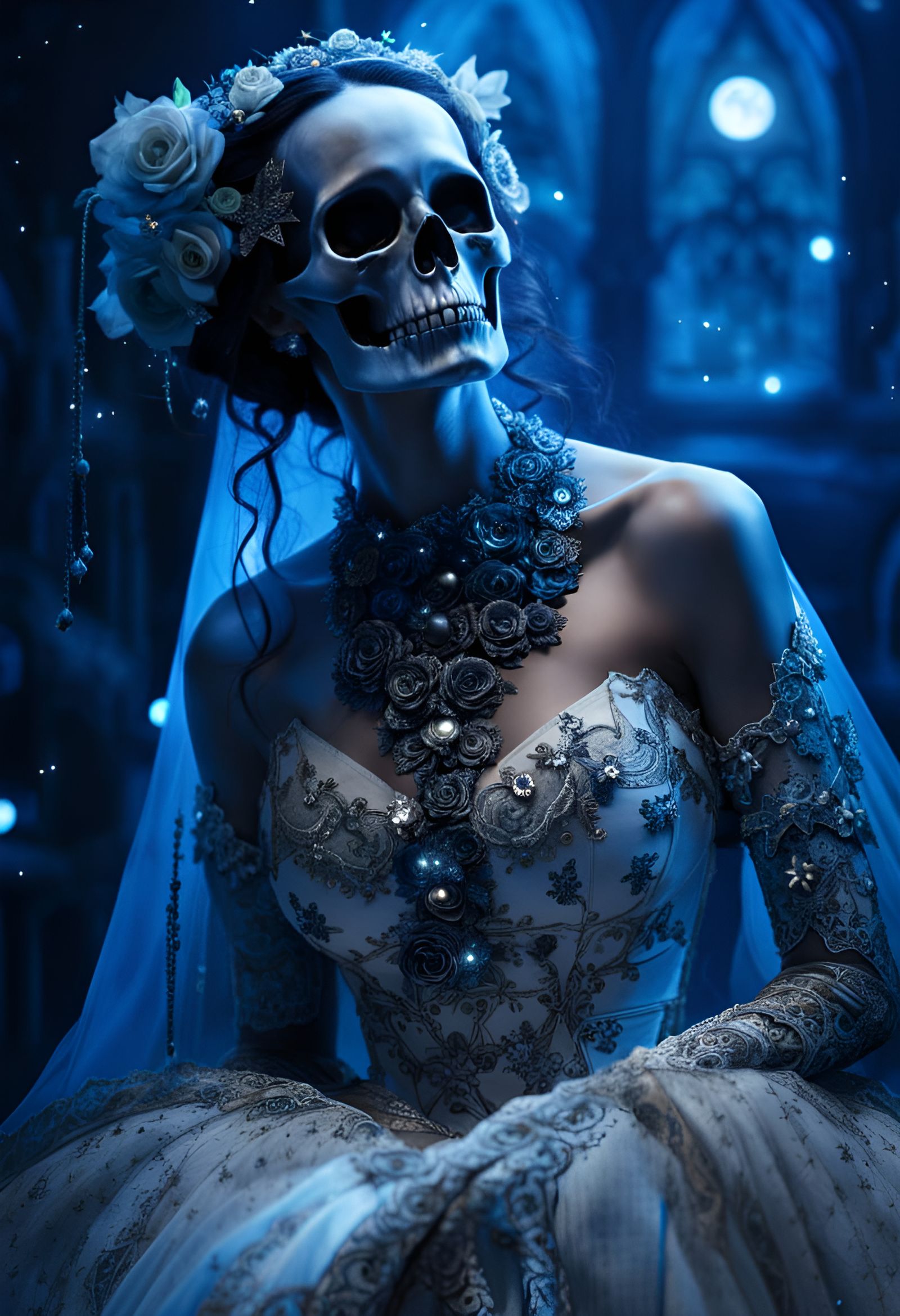 Skeleton bride