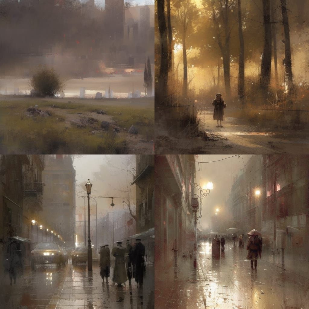 Abstract Composition with Vibrant Colors and Dynamic Forms