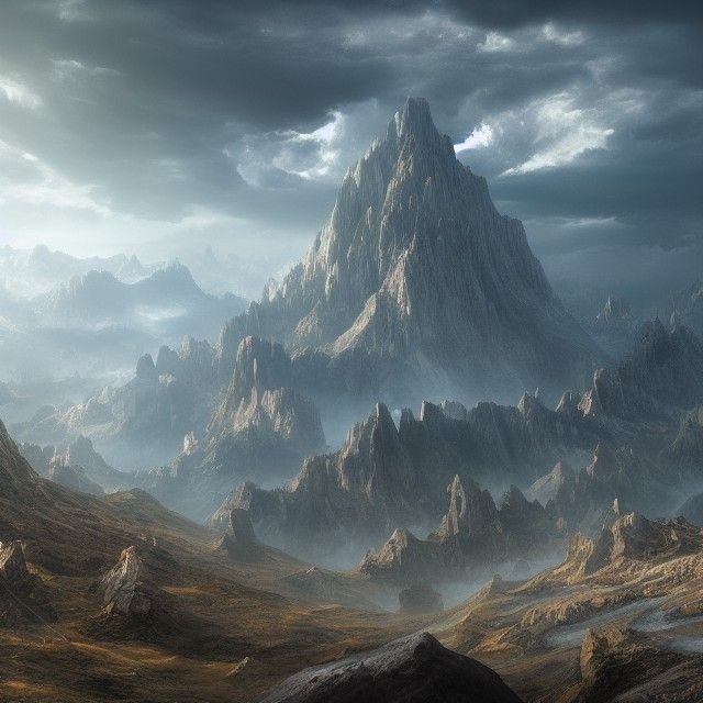 Detailed Matte Painting Concept Art in 8k