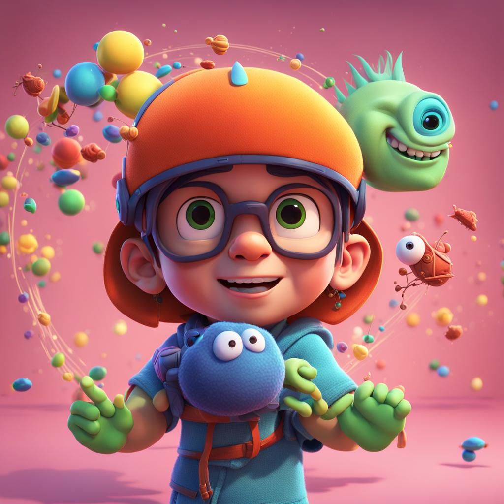 Beautiful 3D Character Art in Pixar Style