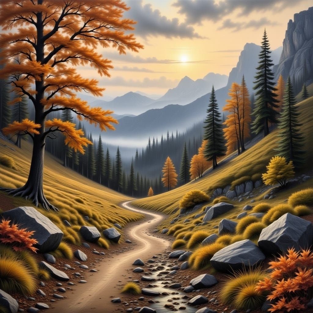 Vibrant Autumn Still Life Painting