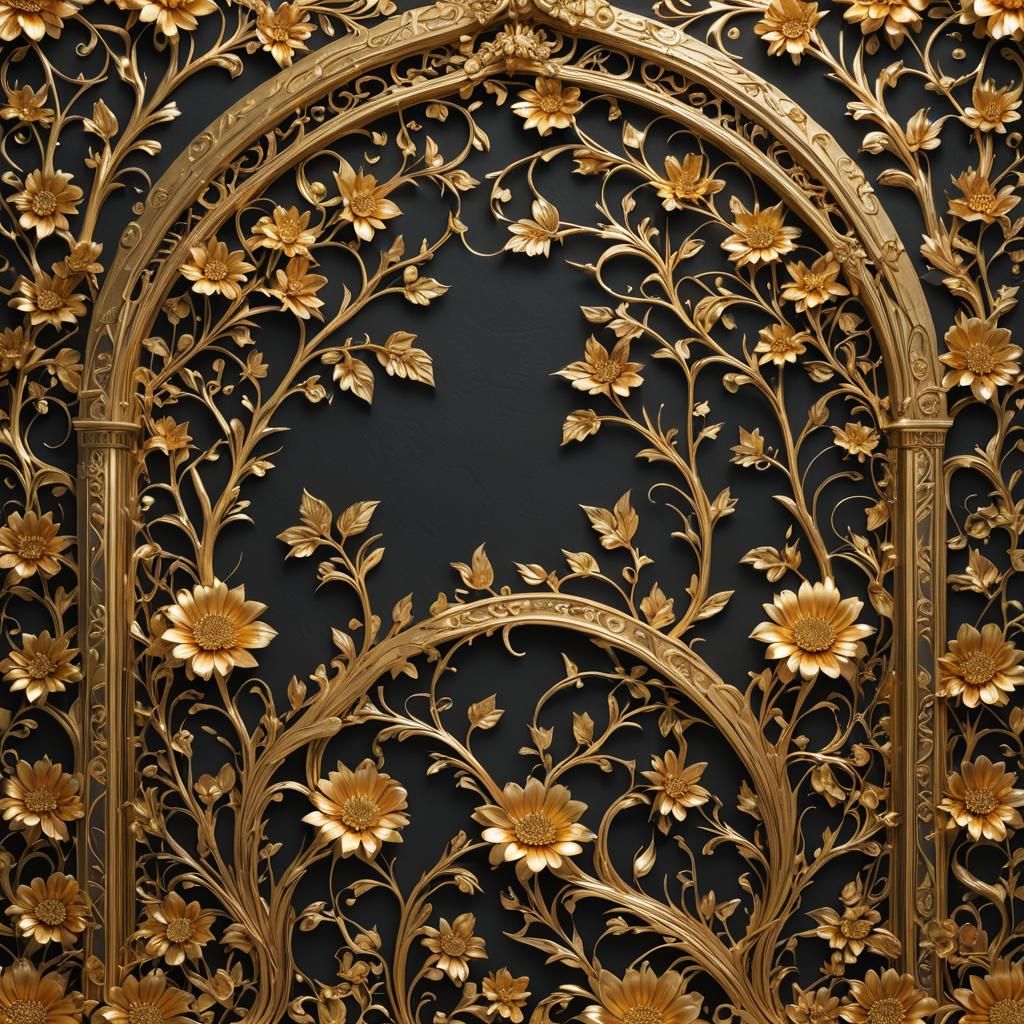 Filigree Floral Archway
