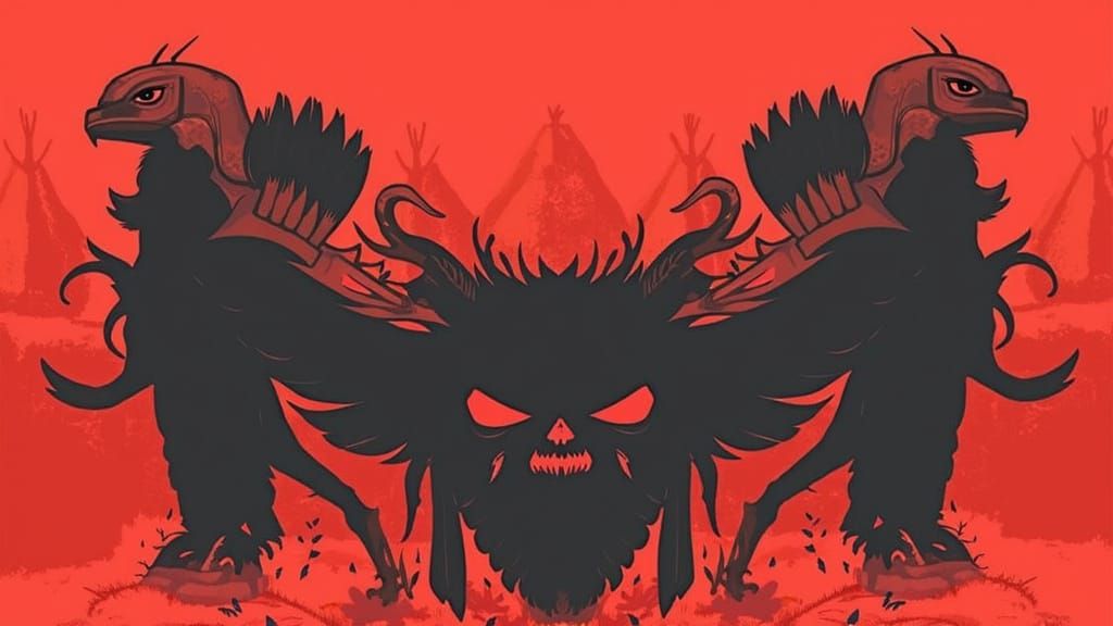 Viking Warrior Meets Native American Village in Epic Fantasy...