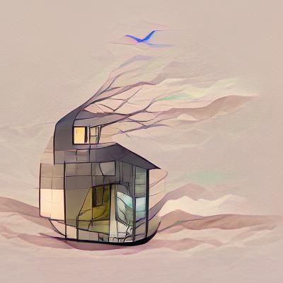 Dreamlike Liminal Space in Digital Art