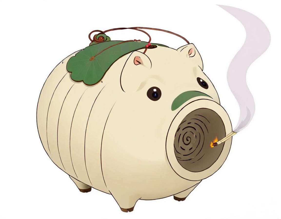 Incense pig / kabuta