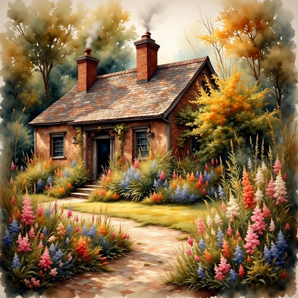 Cozy Cottage in Overgrown Garden