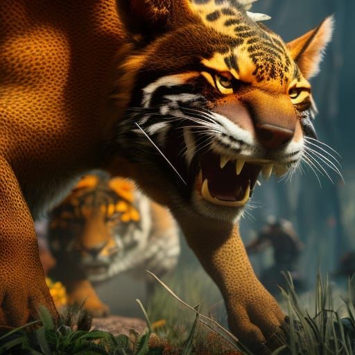 Fantastical Animal Hybrids in Detailed Matte Painting