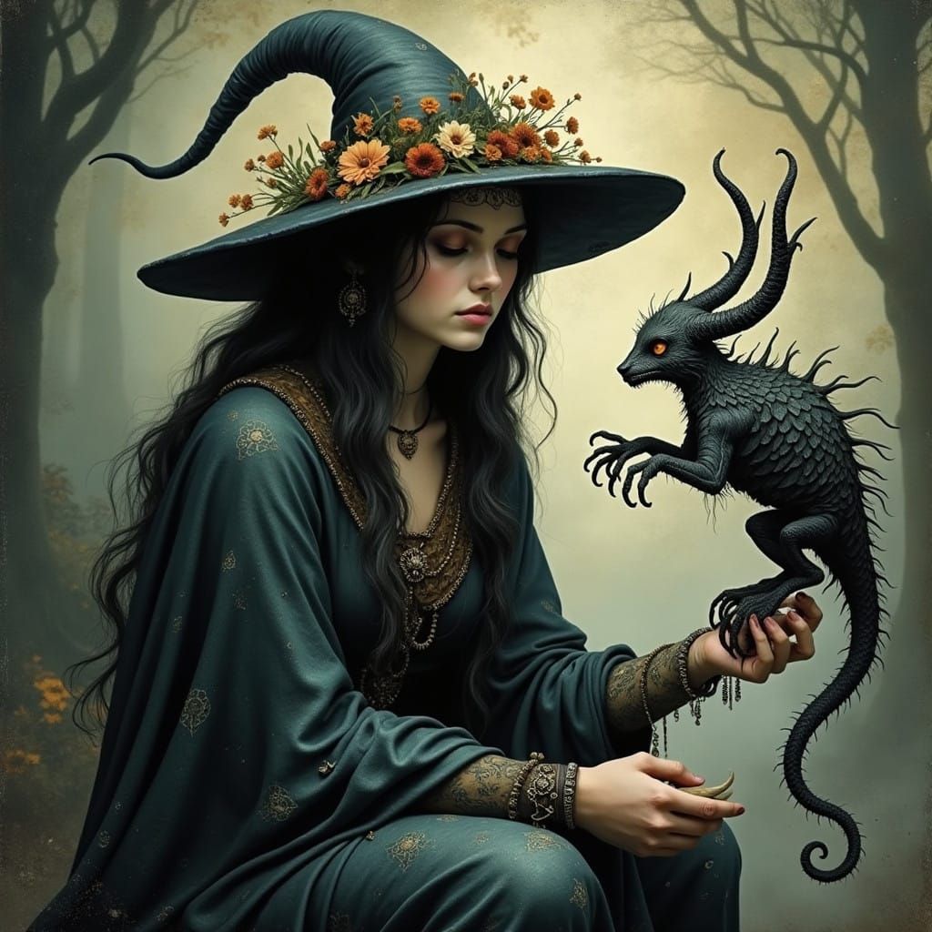 Ethereal Summoning in Mystical Art