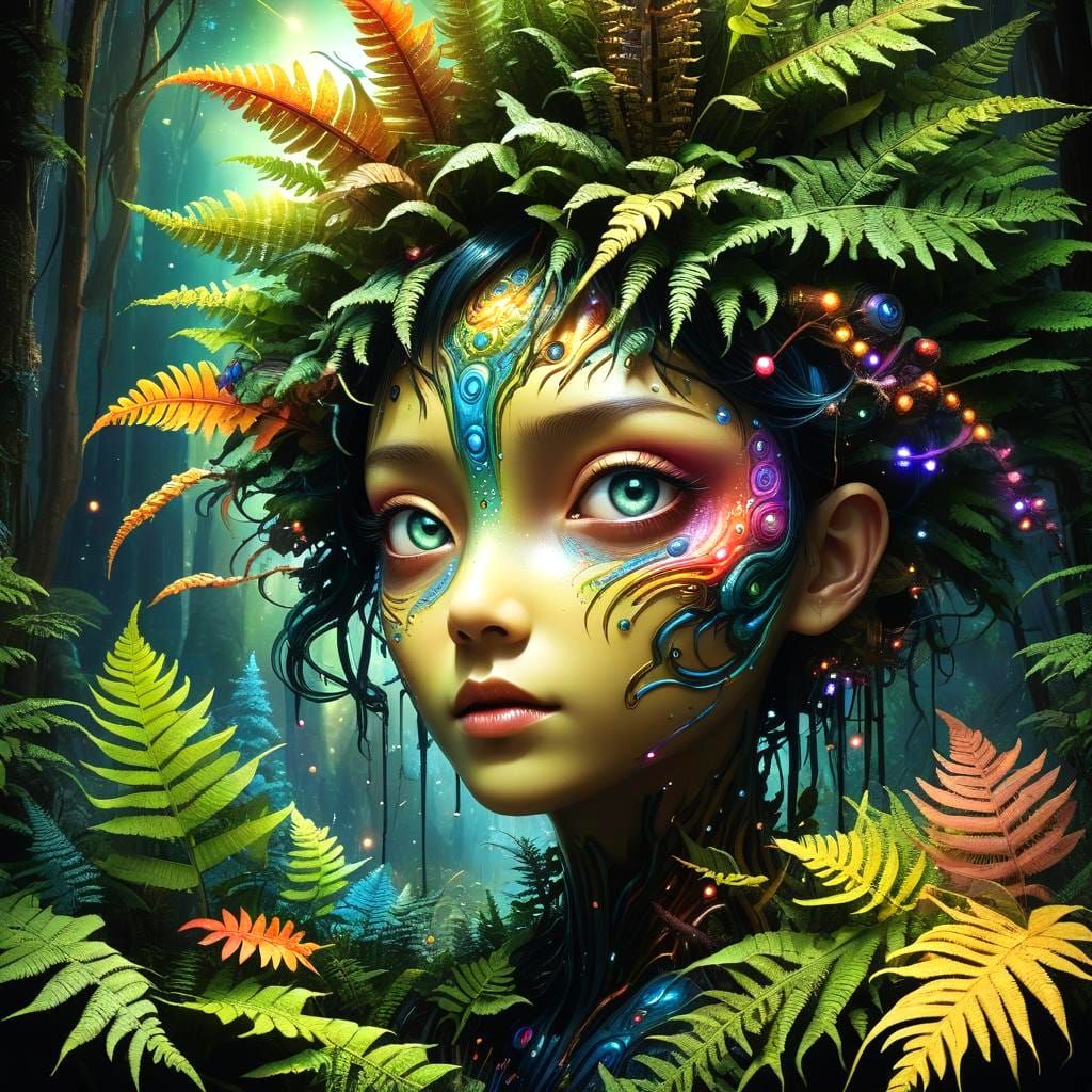 Elemental Harmony + Mystical Flora Infusion, a galactic star...