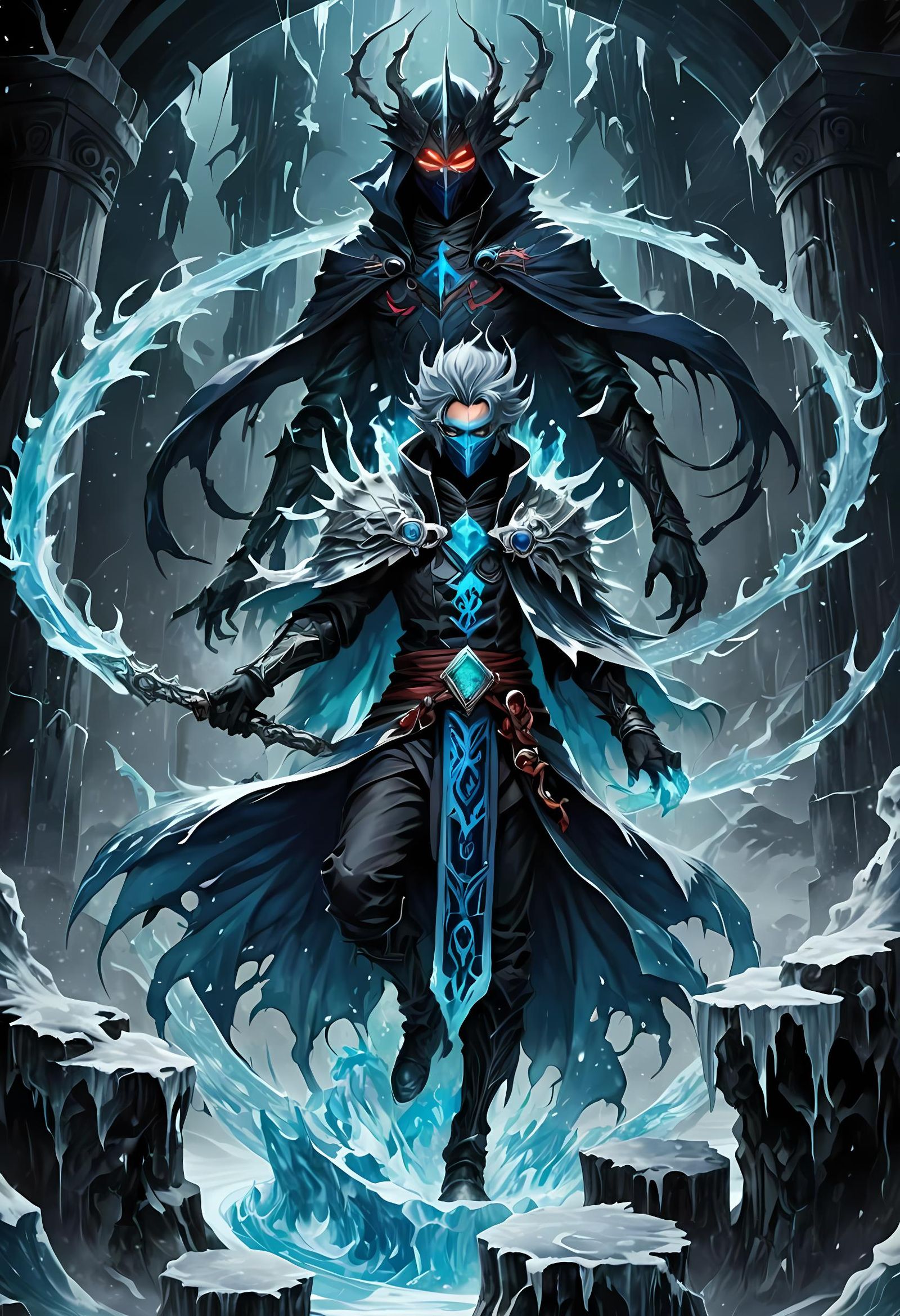 Ancient Cyromancer Encased in Razor Ice