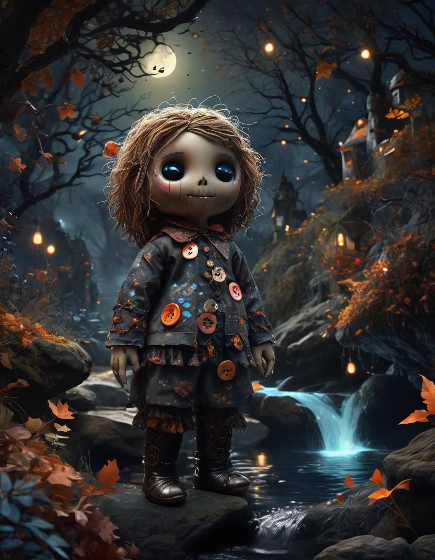 Dark Fairy Tale: Creepy Cute Halloween Doll