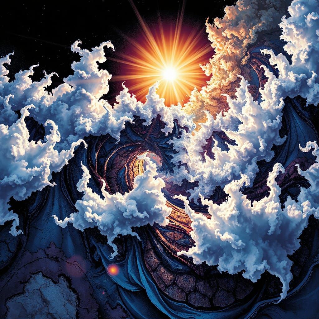 Eldrad Syl Abstract Vector Fractal Cosmic Wave Function