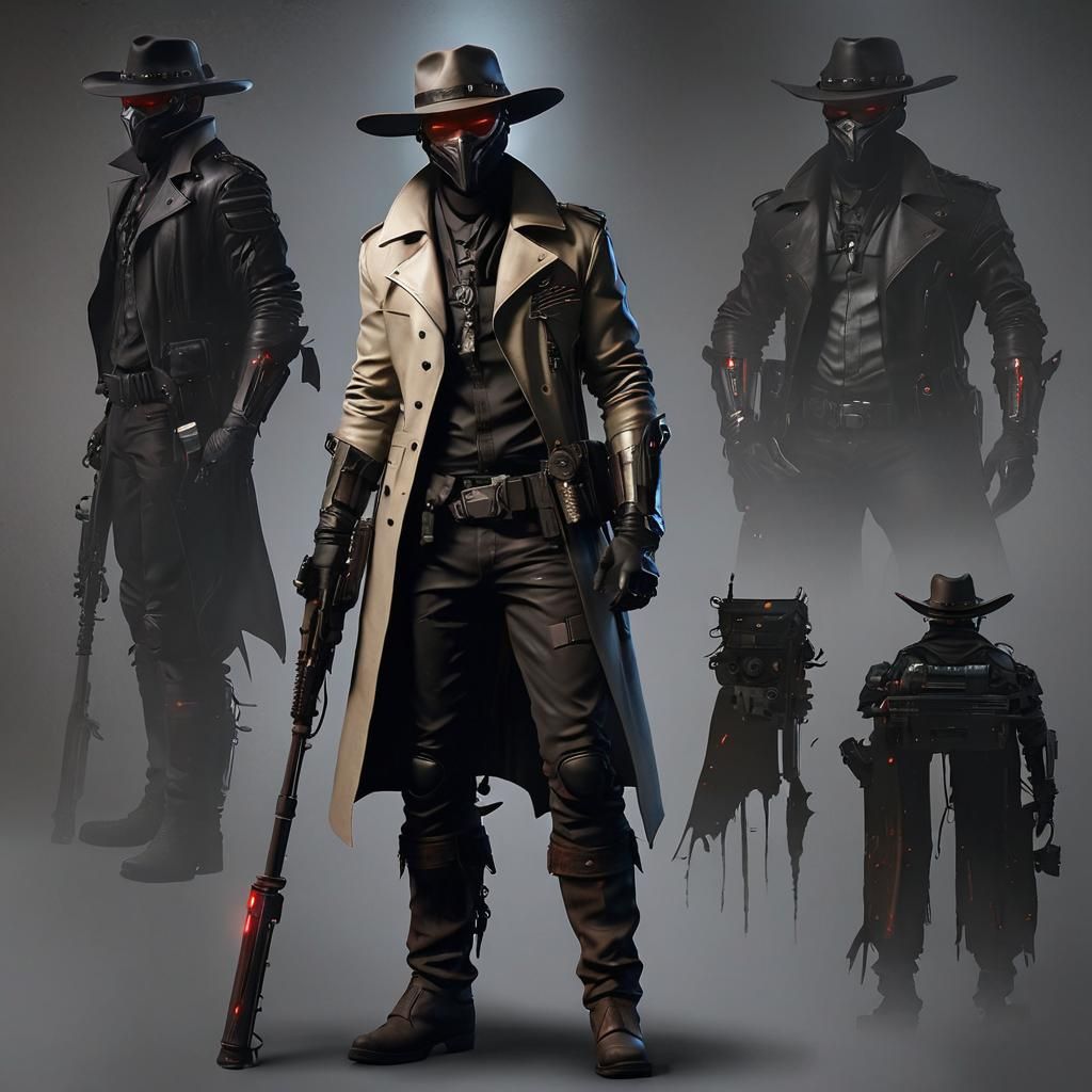 Cyberpunk Bat Vigilante in Neon Alleyway