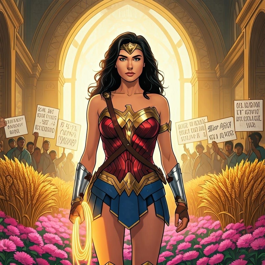 Wonder Woman Stands Strong in Healing Sanctuary