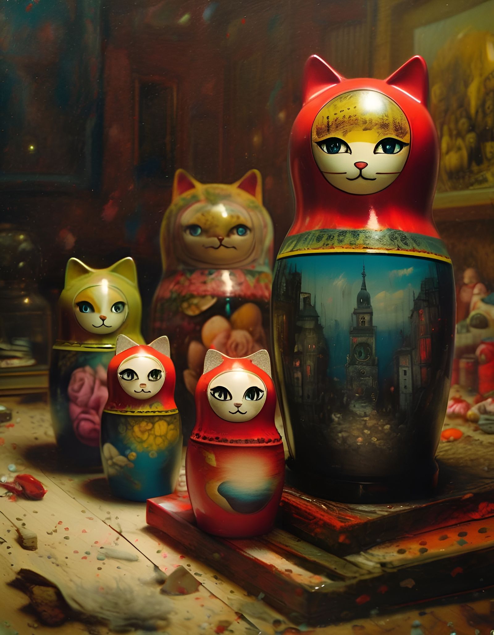 Matryoshka cats 🪆