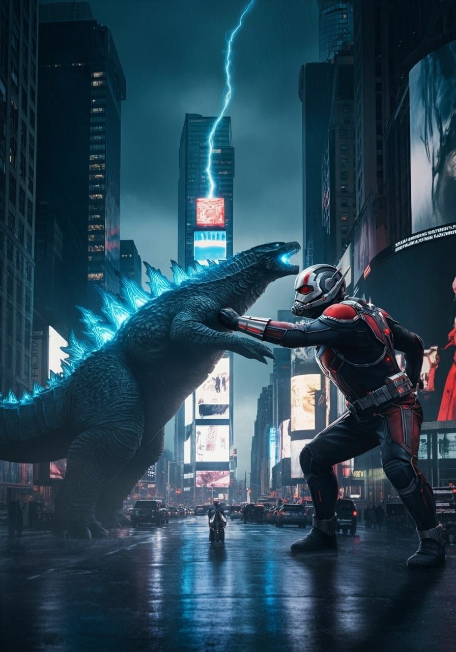 Godzilla versus Giant Man!  The Epic Marvel Showdown You Nev...