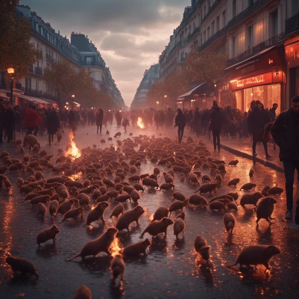Rats Invade Paris Streets After Apocalypse