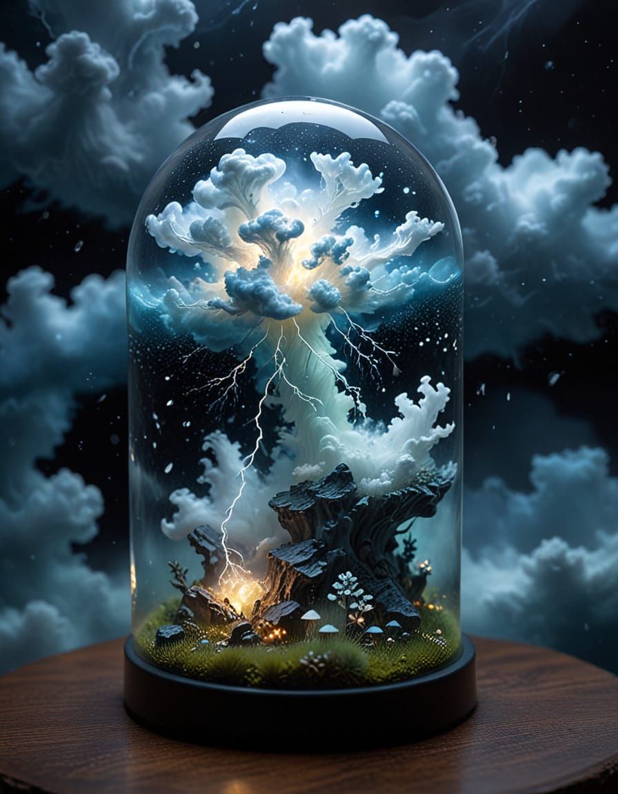 Translucent Interstellar Thunderstorm Imagination