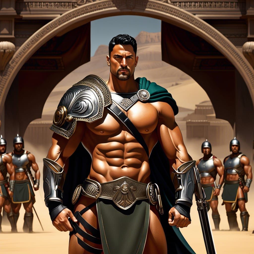 Spartan Soldiers in Battle: Detailed 8k Concept Art