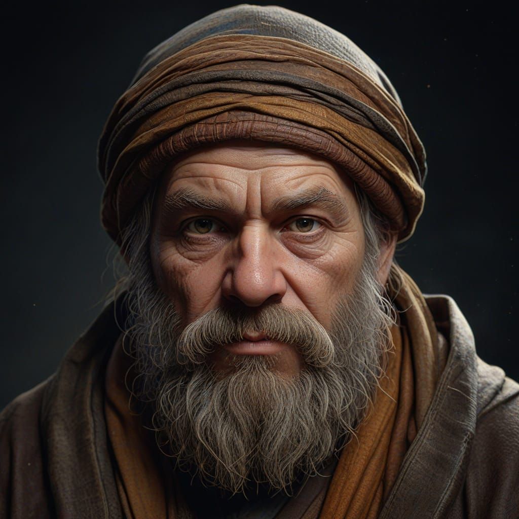 Dwarf Monk in Triadic Colors