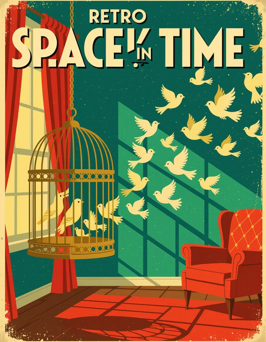 Vintage Birdcage Art: Freedom and Mystery