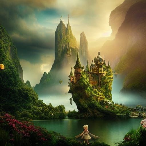 Epic Neverland: Dramatic Digital Matte Painting