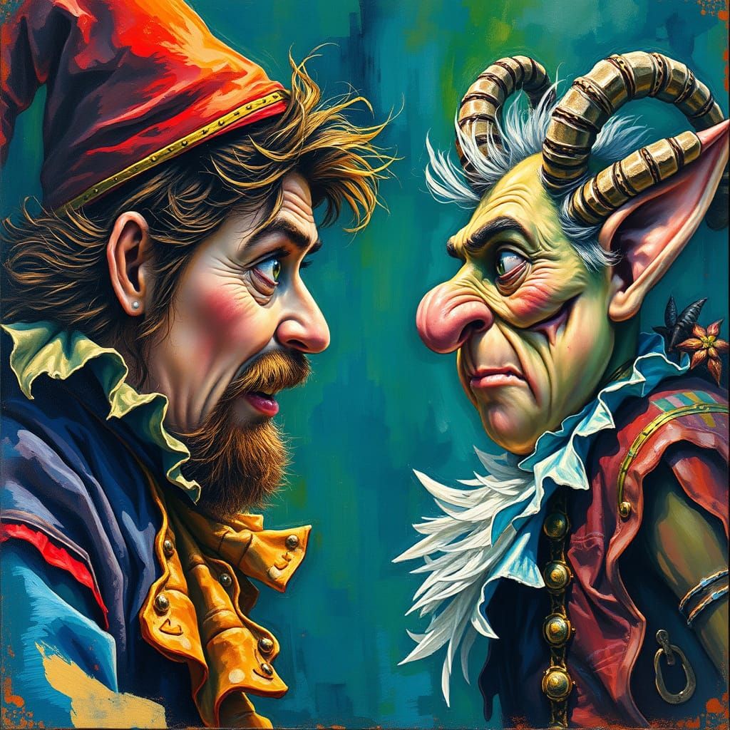 Celebrity Confronts Enchanted Weaver in Vibrant Epic Impress...