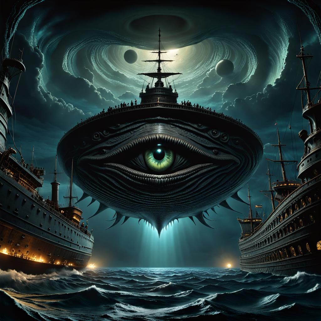 Terrifying Leviathan Emerges from the Deep