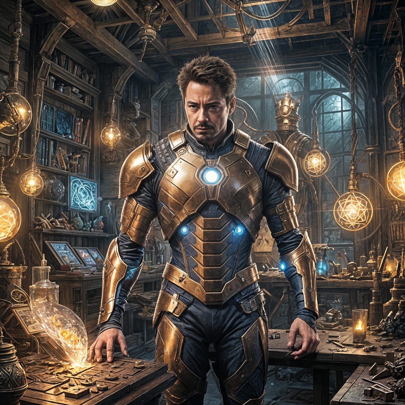 Dungeons and Dragons, Marvel Comics Tony Stark as an artific...
