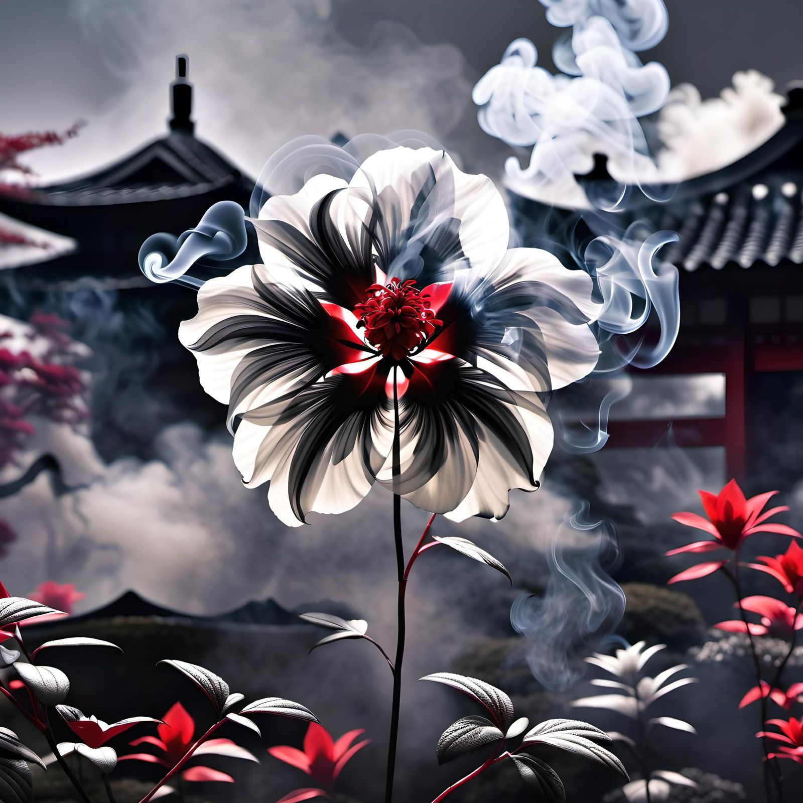 Smoky Flower of the Temple