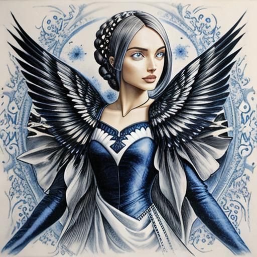 AI Image of Abstract Elegance