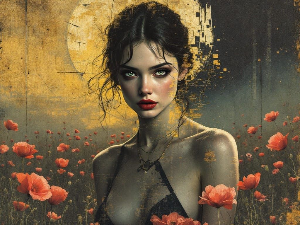 Renaissance Art Decays into Digital Decay in a Fusion of Pas...