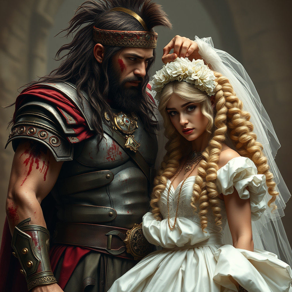 Roman Warlord Veils His Unlikely Bride