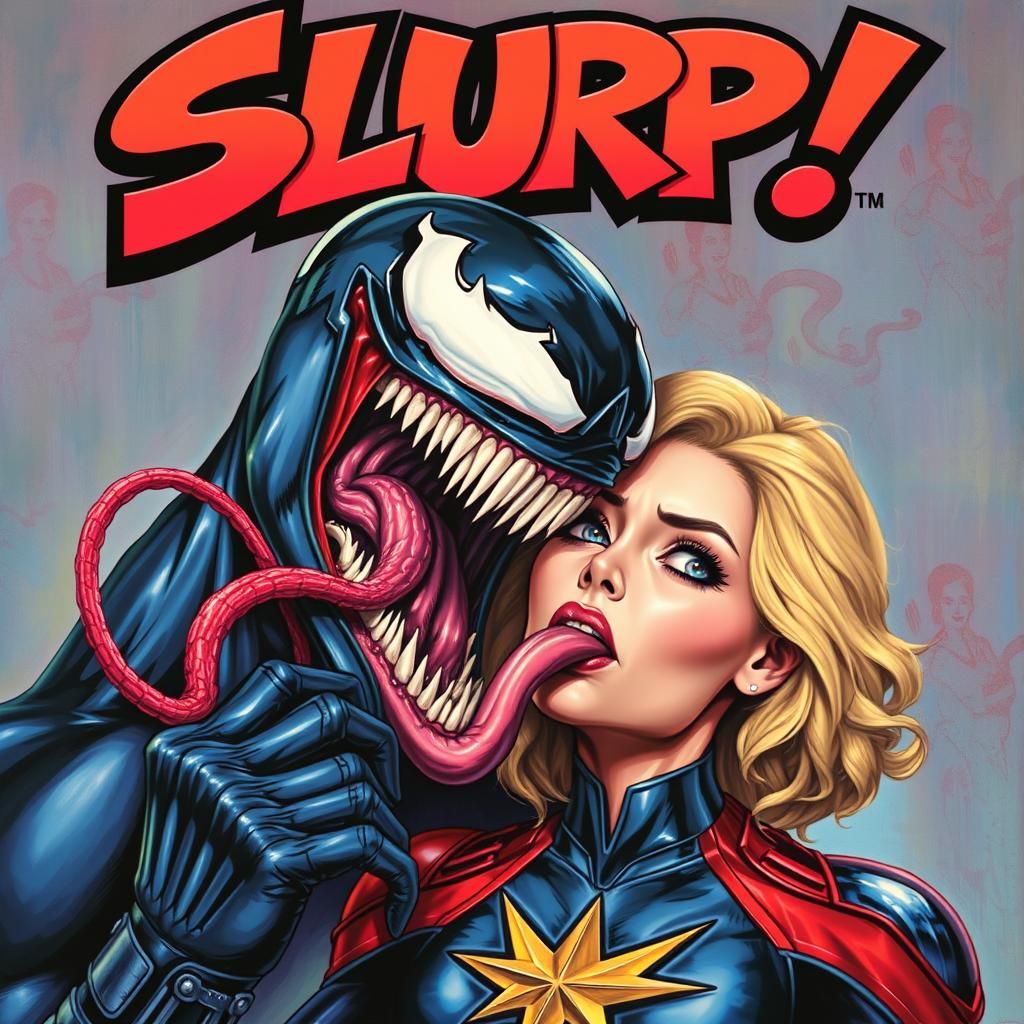 Captain Marvel meets Venom