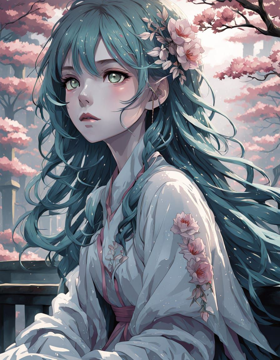 Maiden in Winter Twilight, Anime-Inspired