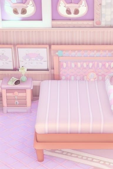 Animal crossing bedroom…
