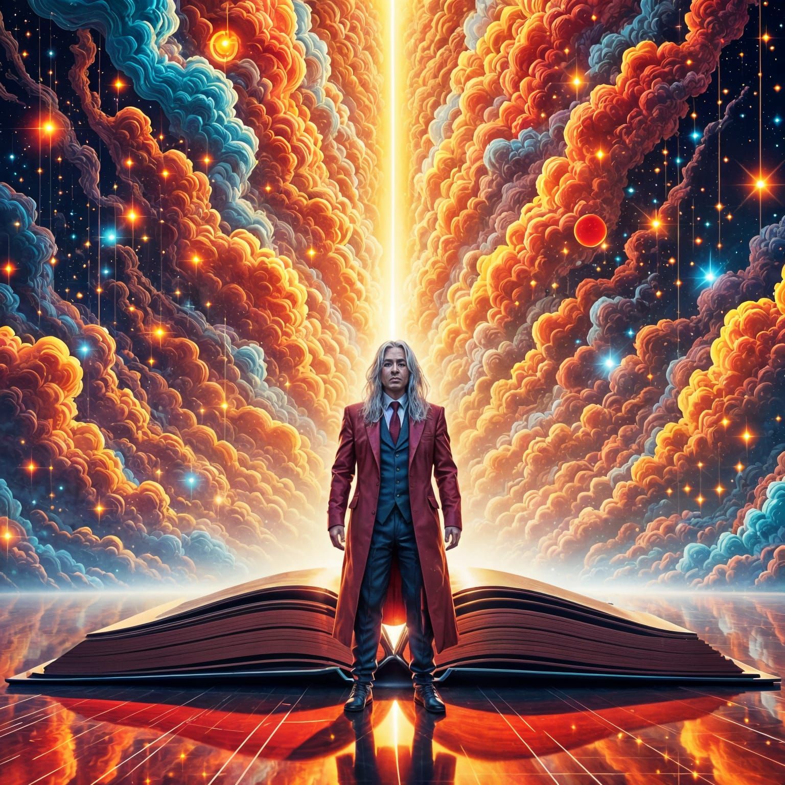 Michio Kaku's The Physics Of The Future in Triadic Colors