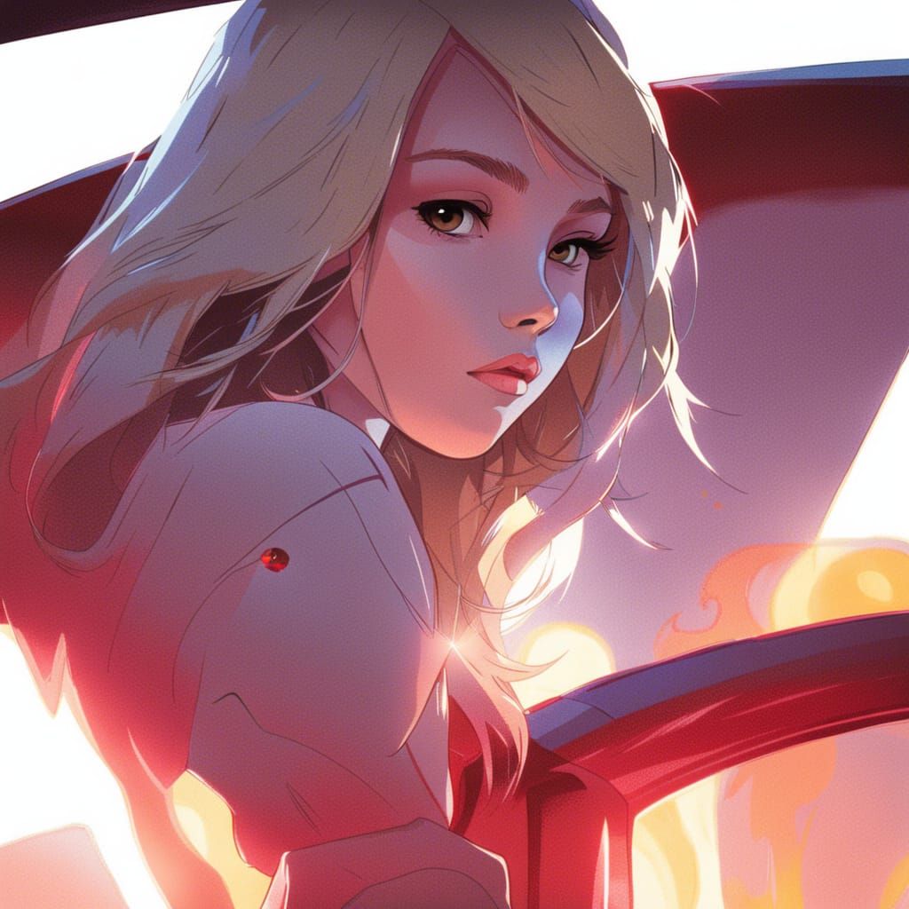 Adorable Chibi Ghost Portrait with Volumetric Lighting