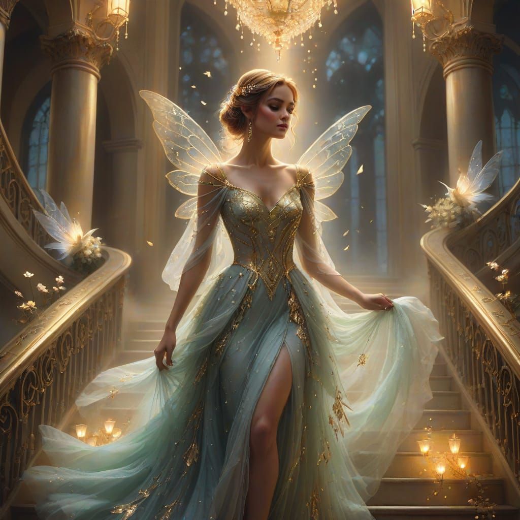 Ethereal Fantasy in Dreamy, Golden Light